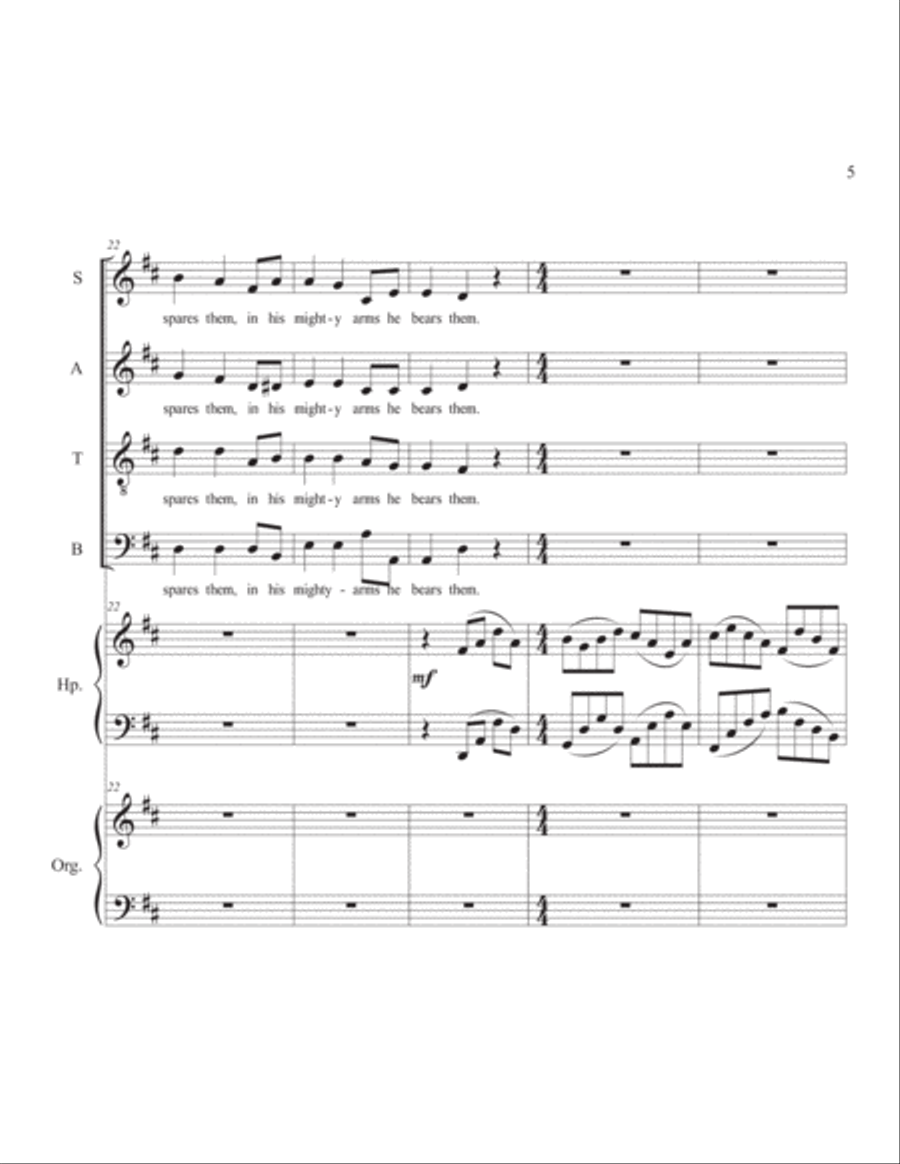 Children of the Heavenly Father 4-Part scores gallery preview page 6