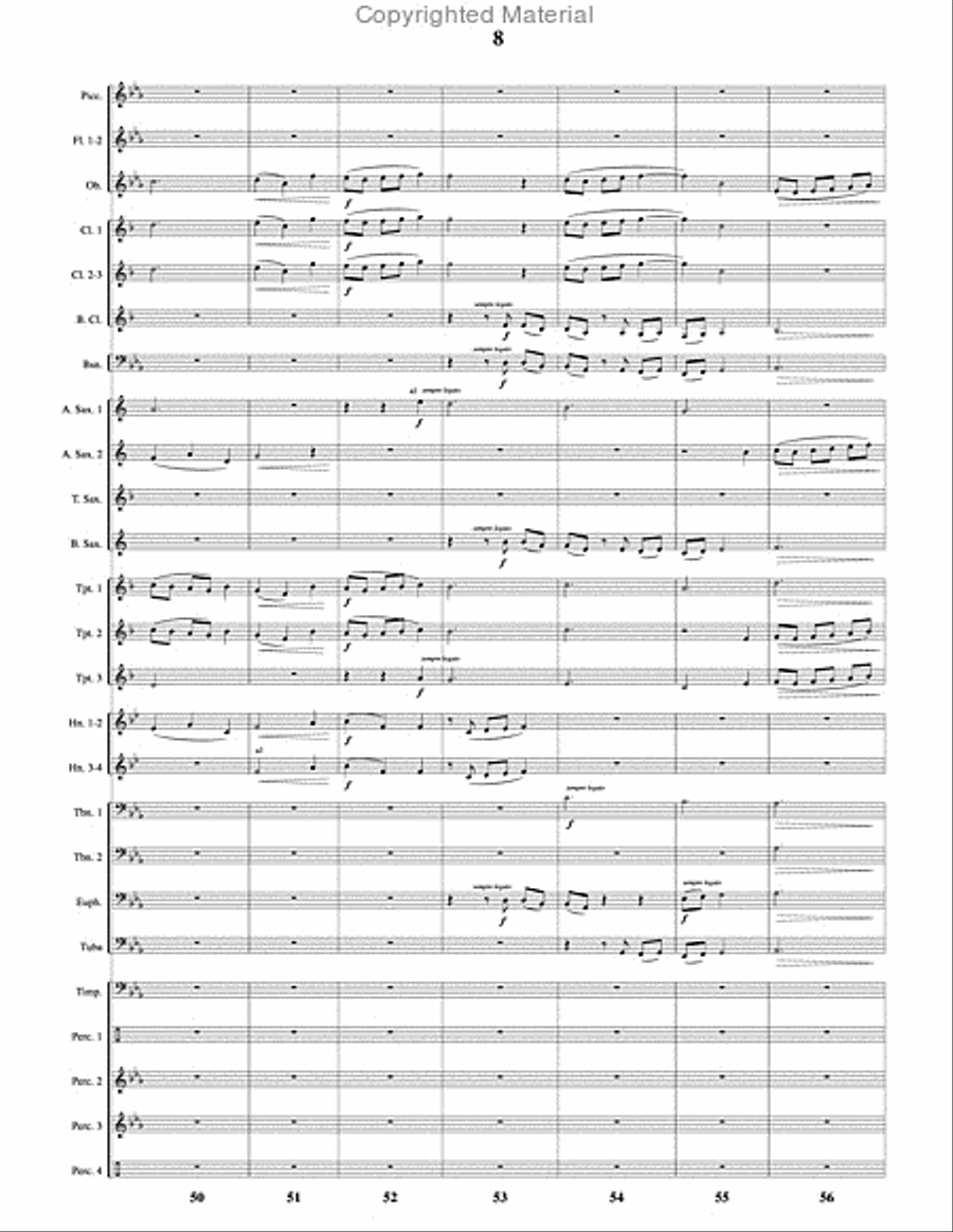 Tinker to Evers to Chance Concert Band scores gallery preview page 9