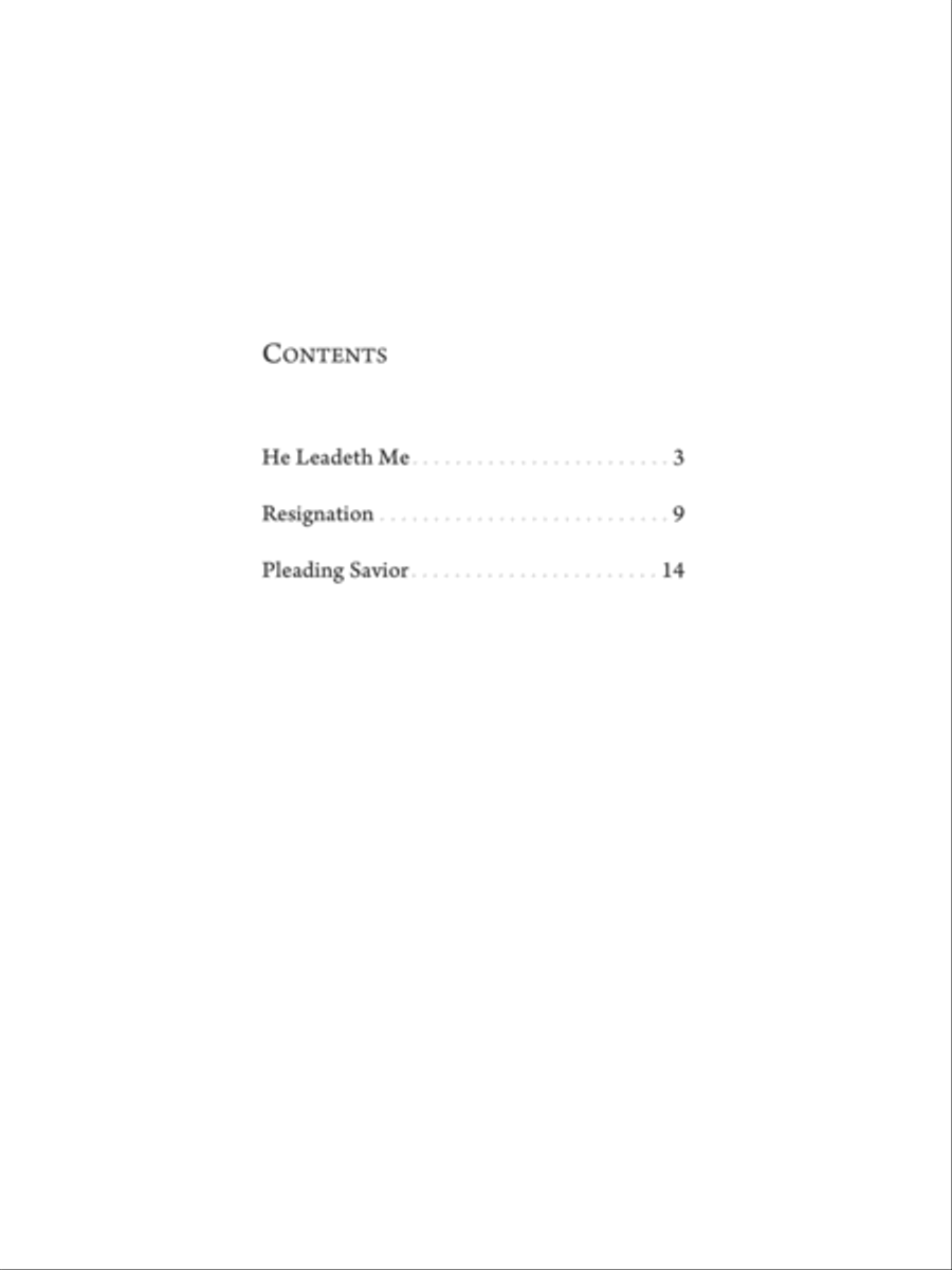Three Preludes on American Hymntunes A Collection of Duets for Piano and Organ Organ scores gallery preview page 2