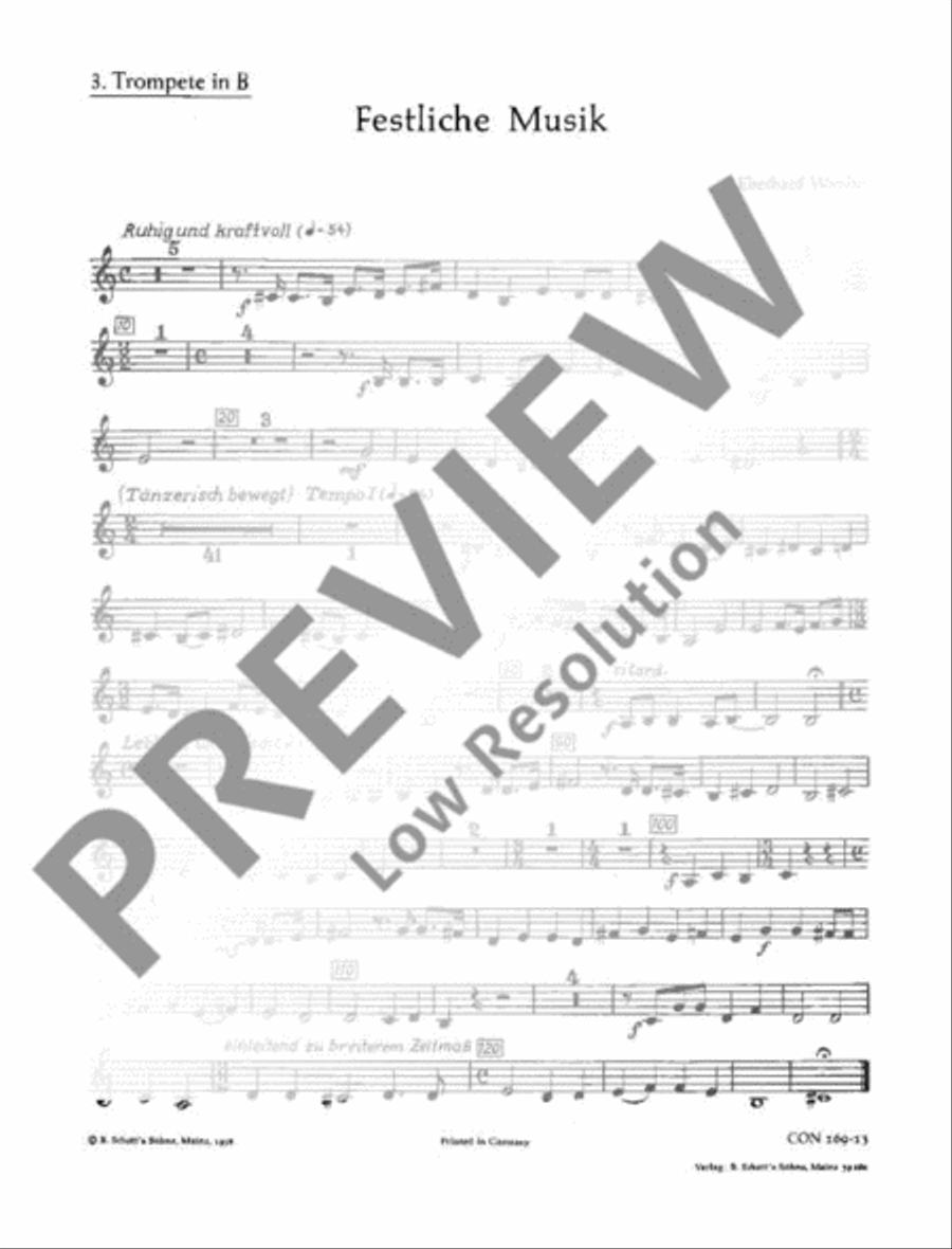 Festliche Musik Trumpet scores gallery preview page 2