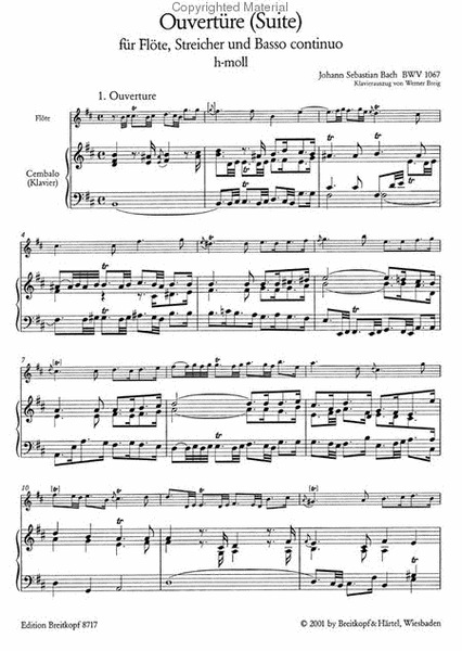 Overture (Suite) No. 2 in B minor BWV 1067