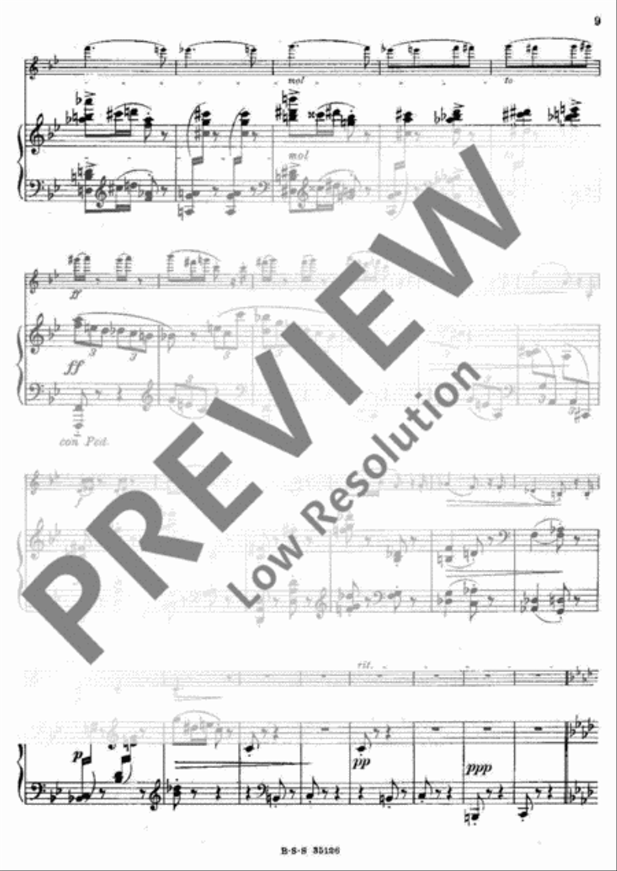 Grillen Violin Solo scores gallery preview page 9