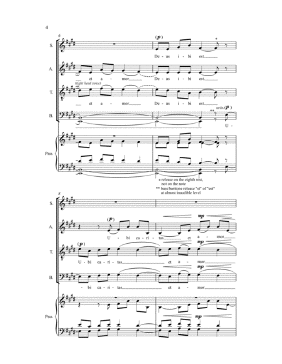 Caritas et Amor Caritas et Amor SSATB scores gallery preview page 8