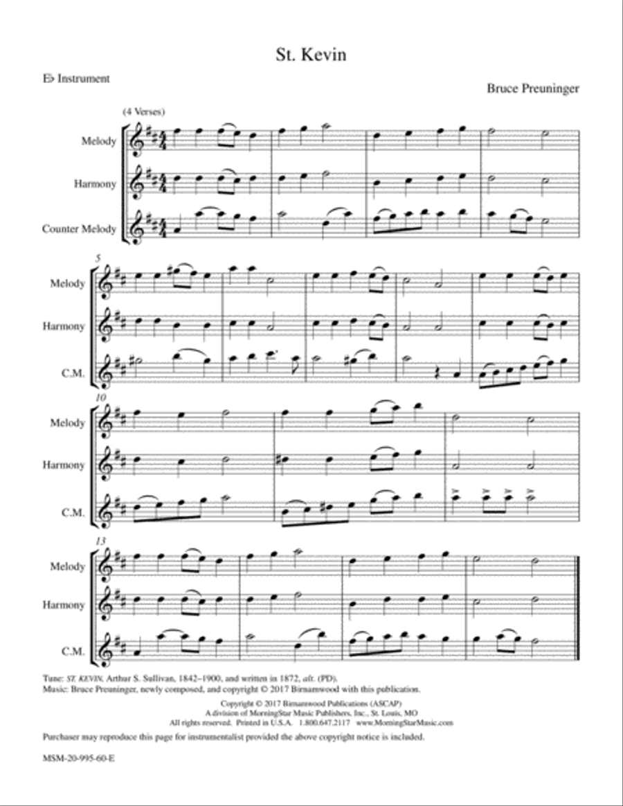 St. Kevin St. Kevin Piano and Keyboard scores gallery preview page 4