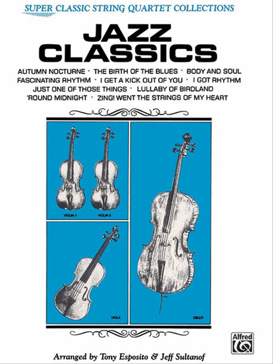 Jazz Classics String Quartet scores gallery preview page 1