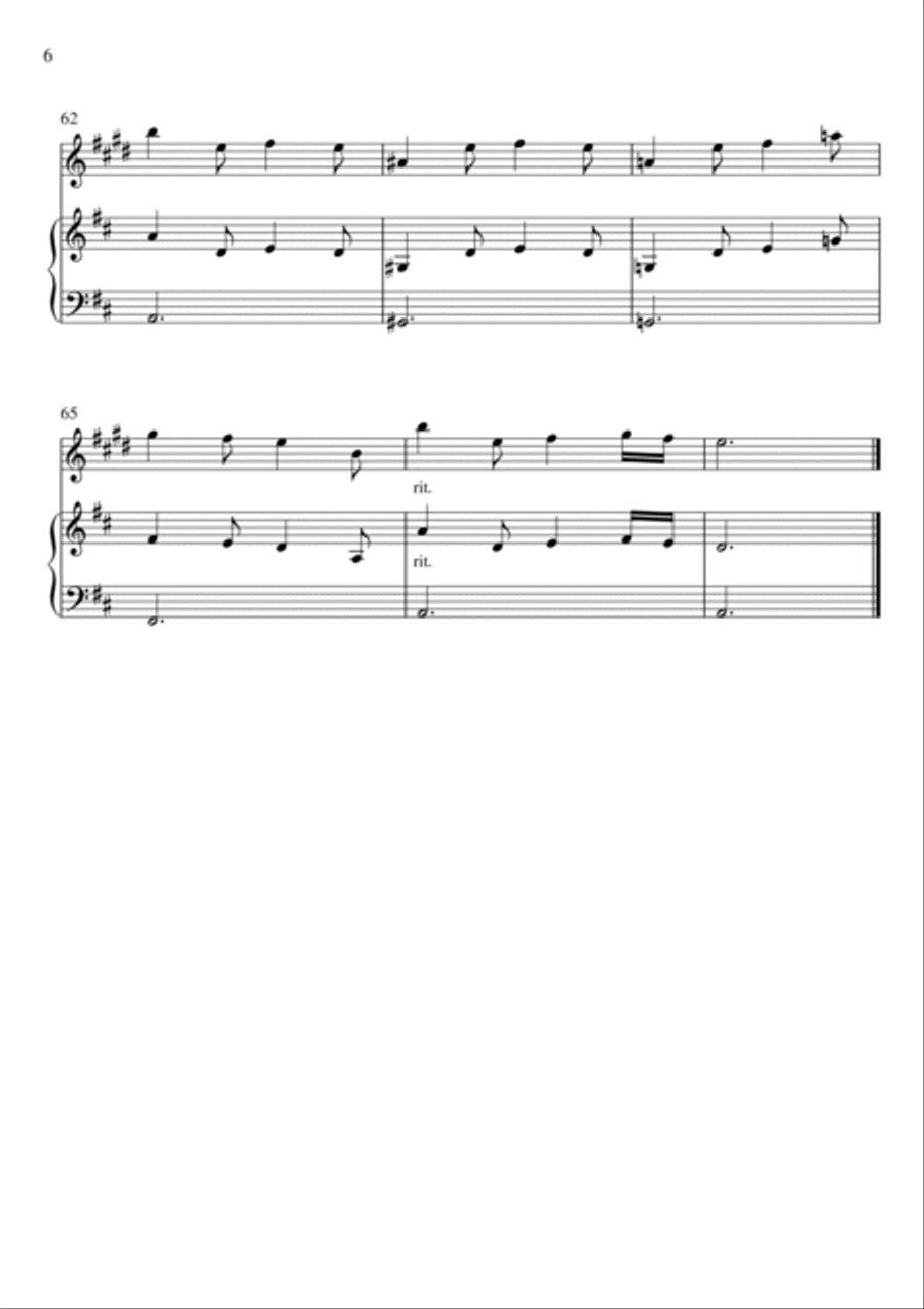 Fallen Down (from Undertale) Small Ensemble scores gallery preview page 6