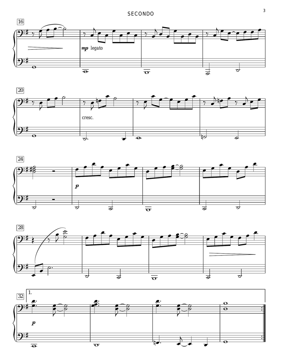 Save The Best For Last Piano Duet scores gallery preview page 3