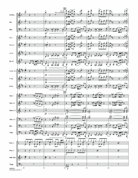 The Queen Of Soul (arr. Paul Murtha)- Conductor Score (Full Score) - Conductor Score (Full Score)