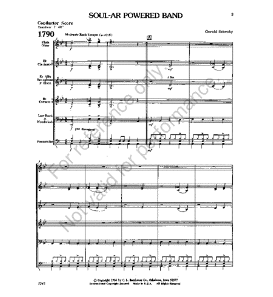 Soul-ar Powered Band Concert Band scores gallery preview page 2
