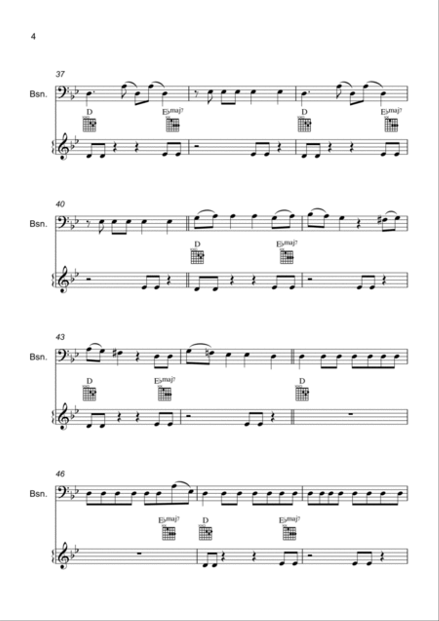 Unholy Bassoon scores gallery preview page 4