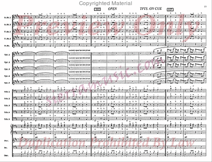 The Peanut Vendor Jazz Ensemble scores gallery preview page 14