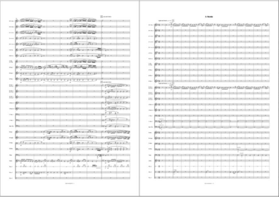 The Danserye Fanfare Band scores gallery preview page 6