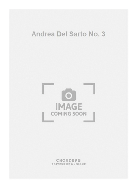 Andrea Del Sarto No. 3