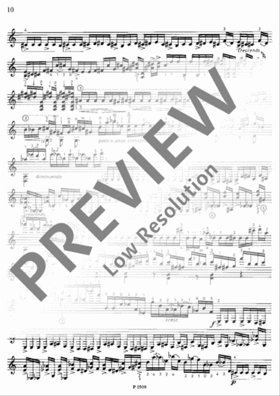 Hommage à Bach Guitar scores gallery preview page 11
