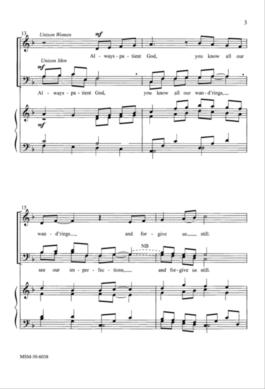 Like Rivers in the Desert 4-Part scores gallery preview page 4