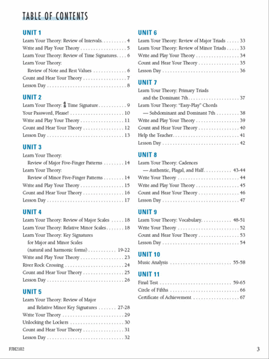 Write, Play, and Hear Your Theory Every Day, Book 4 Piano Method scores gallery preview page 3