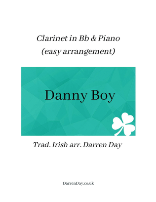 Book cover for Danny Boy (Londonderry Air) Clarinet & Piano