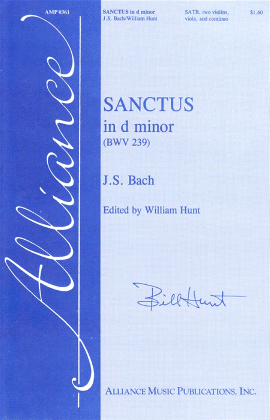Sanctus in d minor 4-Part scores gallery preview page 1