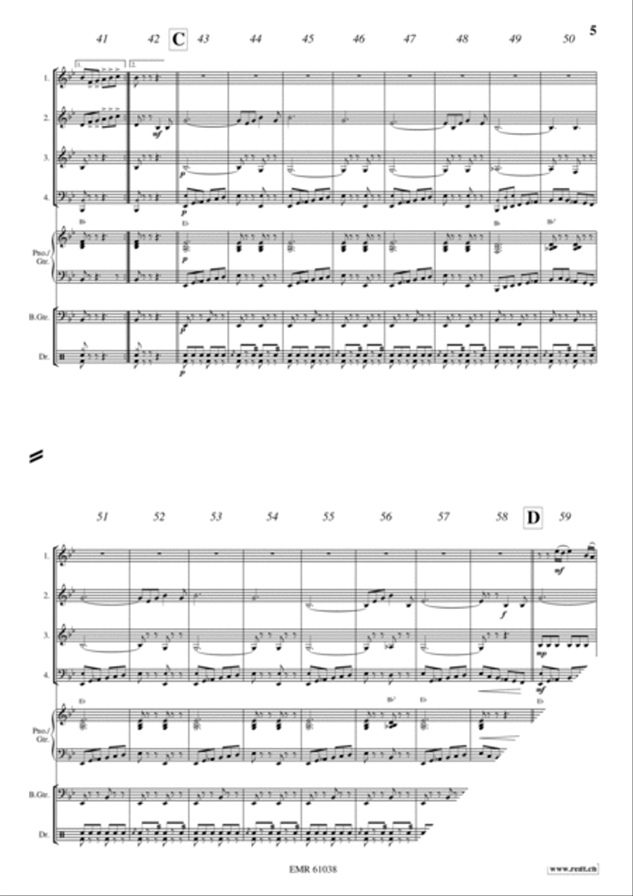 Semper Fidelis Woodwind Quartet scores gallery preview page 5
