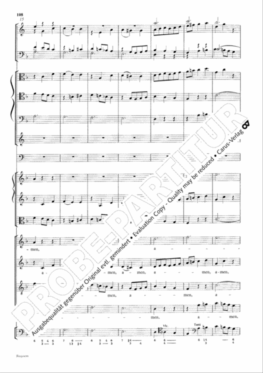 Requiem Requiem 4-Part scores gallery preview page 115