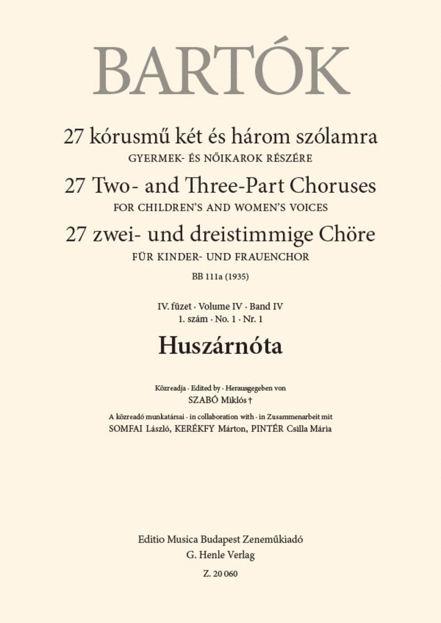 Huszarnota (Song of the Hussar)