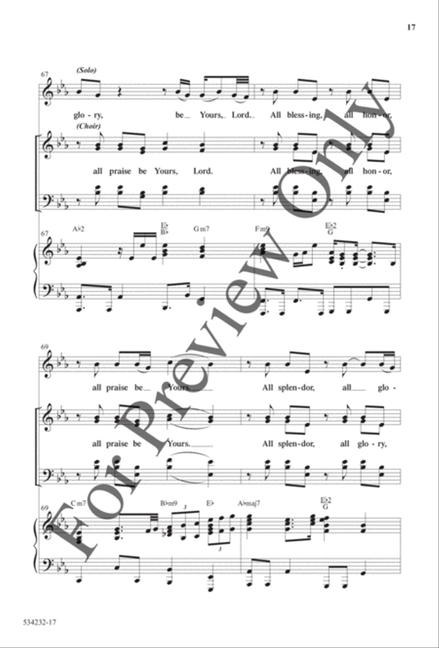 Can't Stop My Hallelujahs - Anthem Choir scores gallery preview page 16