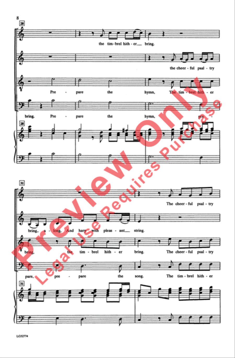Prepare the Hymn Prepare the Hymn 4-Part scores gallery preview page 8