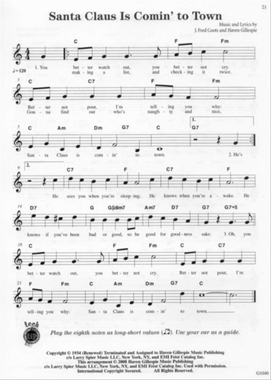 Everybody's Popular Christmas Songs for Guitar, Book 1 Acoustic Guitar scores gallery preview page 2