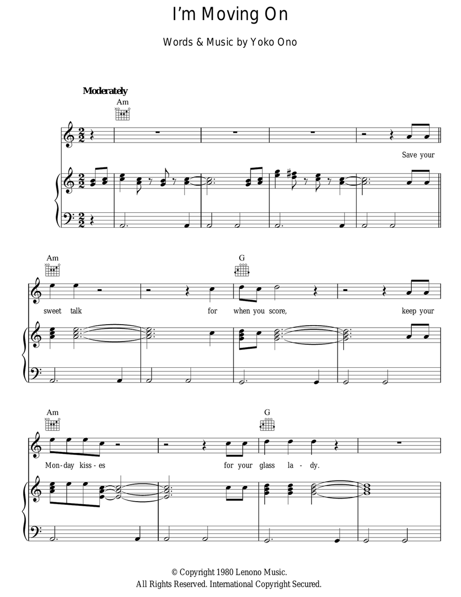 I'm Moving On Acoustic Guitar scores gallery preview page 1