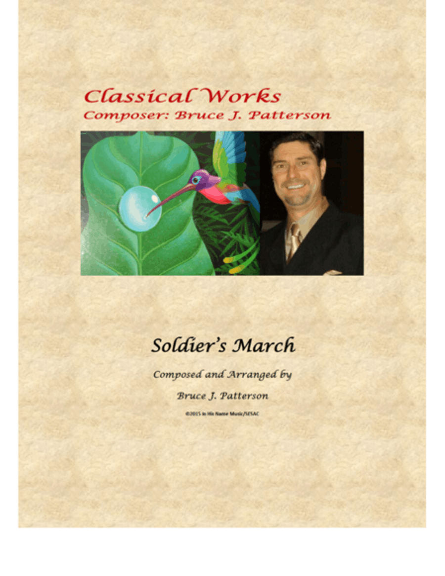 Soldier's March Marching Band scores gallery preview page 1