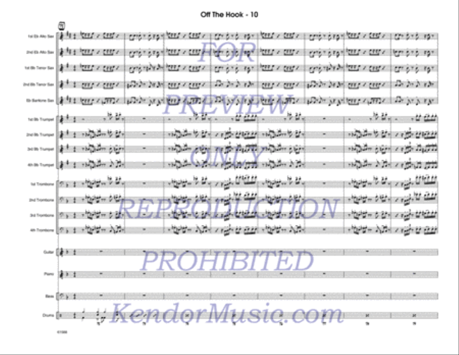 Off The Hook Jazz Ensemble scores gallery preview page 11