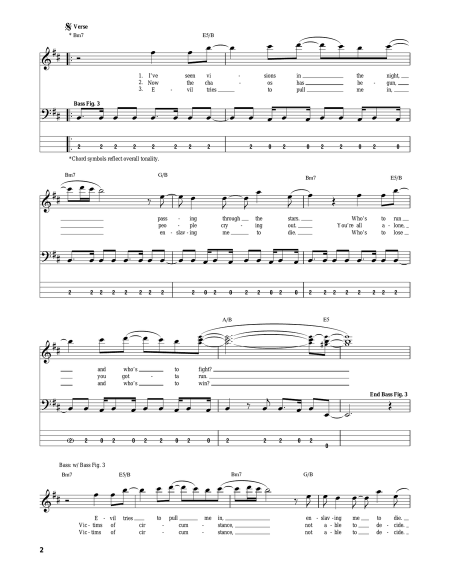 I'll See The Light Tonight Electric Guitar scores gallery preview page 2