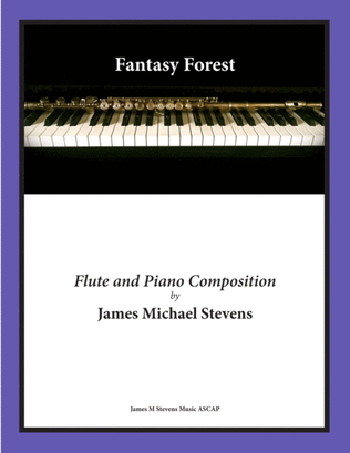 Book cover for Fantasy Forest - Flute & Piano