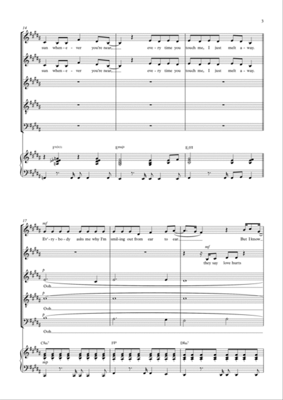 Love On Top Love On Top Choir scores gallery preview page 3