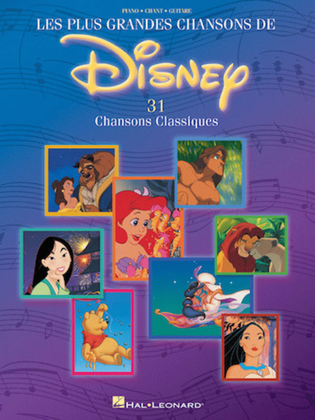 Book cover for Les Plus Grandes Chansons de Disney – 31 Chansons Classiques
