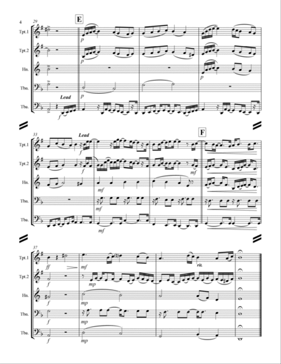 Mary, Did You Know? Horn scores gallery preview page 5