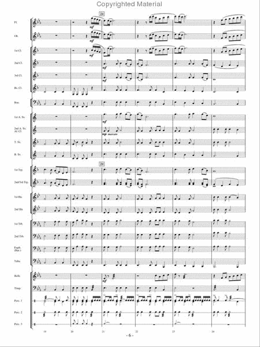 Spirit of the Pioneers Spirit of the Pioneers Concert Band scores gallery preview page 5