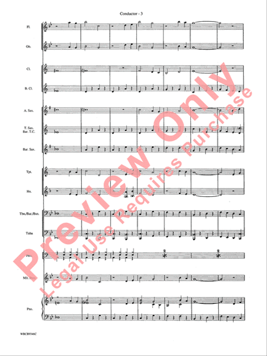 Mack the Knife (from The Threepenny Opera) Concert Band scores gallery preview page 6