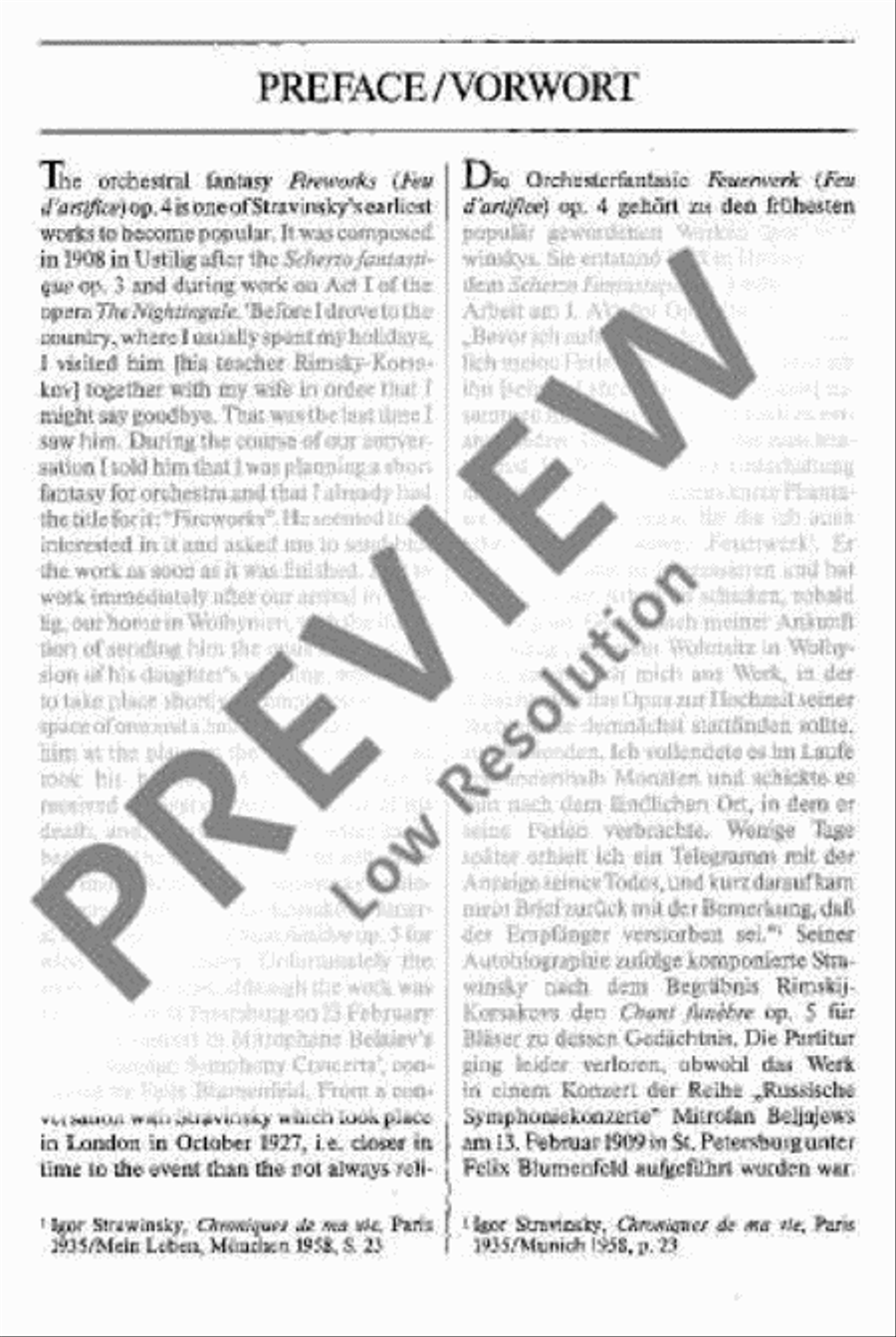 Feu d'artifice - Fireworks Orchestra scores gallery preview page 4