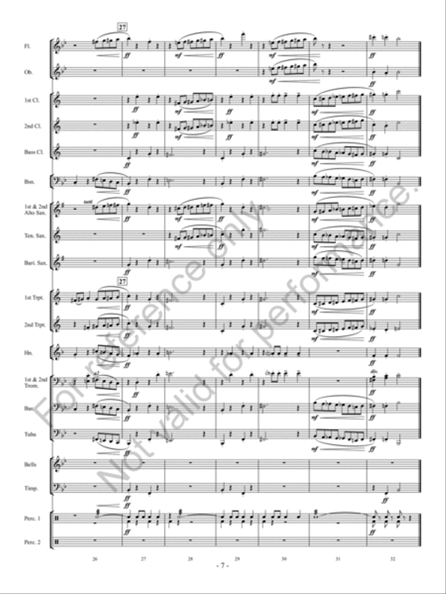 A Haunted Trilogy A Haunted Trilogy Concert Band scores gallery preview page 8