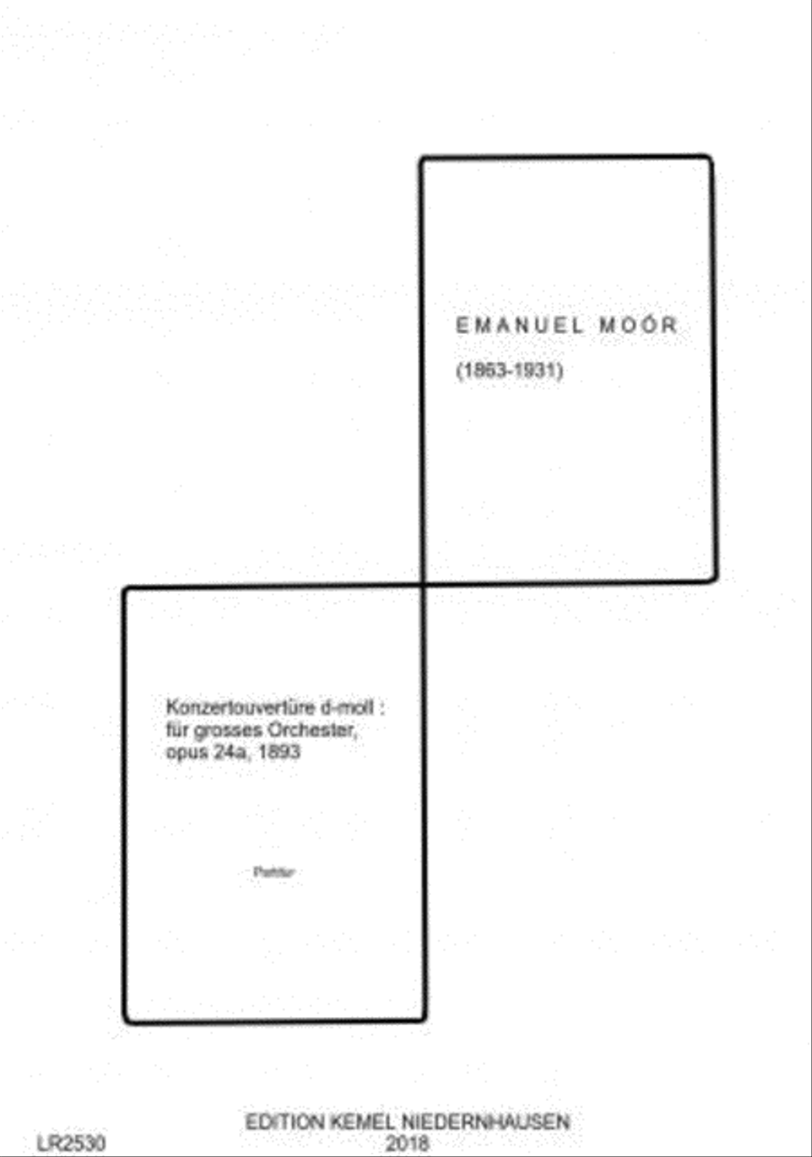 Konzertouvertüre d-moll Full Orchestra scores gallery preview page 1