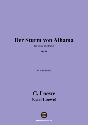 C. Loewe-Der Sturm von Alhama,in b flat minor,Op.54