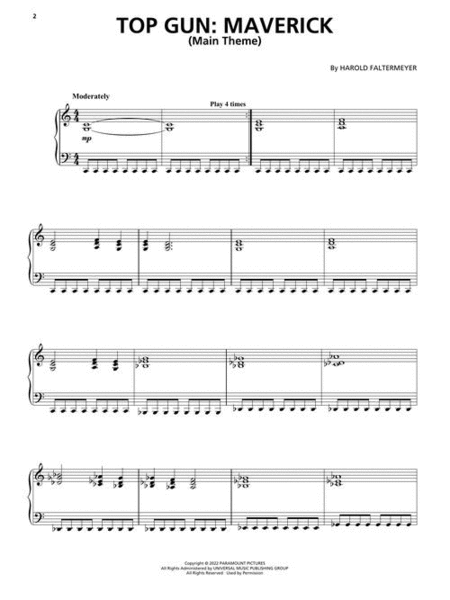 Top Gun: Maverick by Various Piano, Vocal, Guitar - Sheet Music