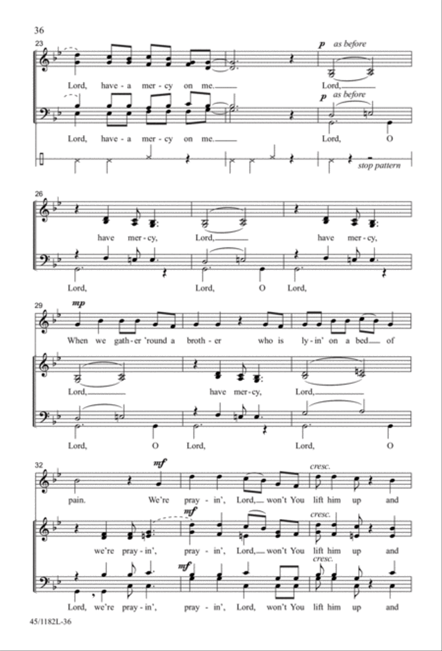All Around A Cappella 4-Part scores gallery preview page 26