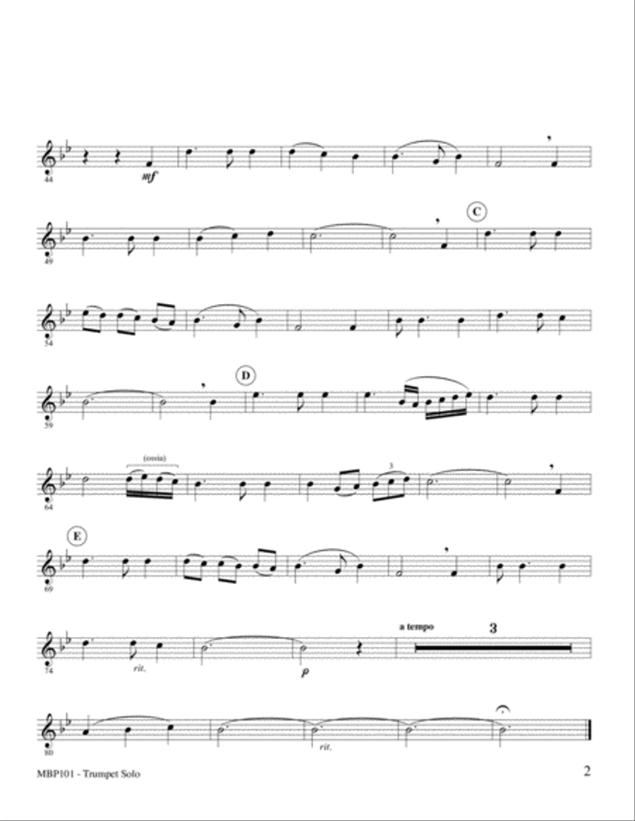 Harbored In Jesus Cornet scores gallery preview page 7