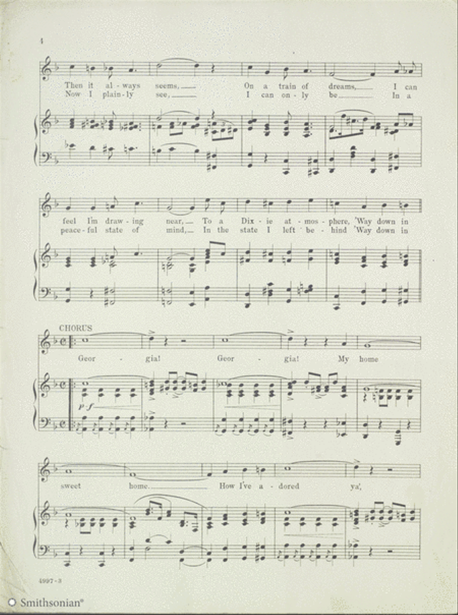 Georgia Georgia Piano, Vocal scores gallery preview page 4