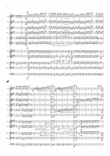 Bizet: Jeux D'Enfants (Children's Games) V. Galop (Le bal) - symphonic wind image number null