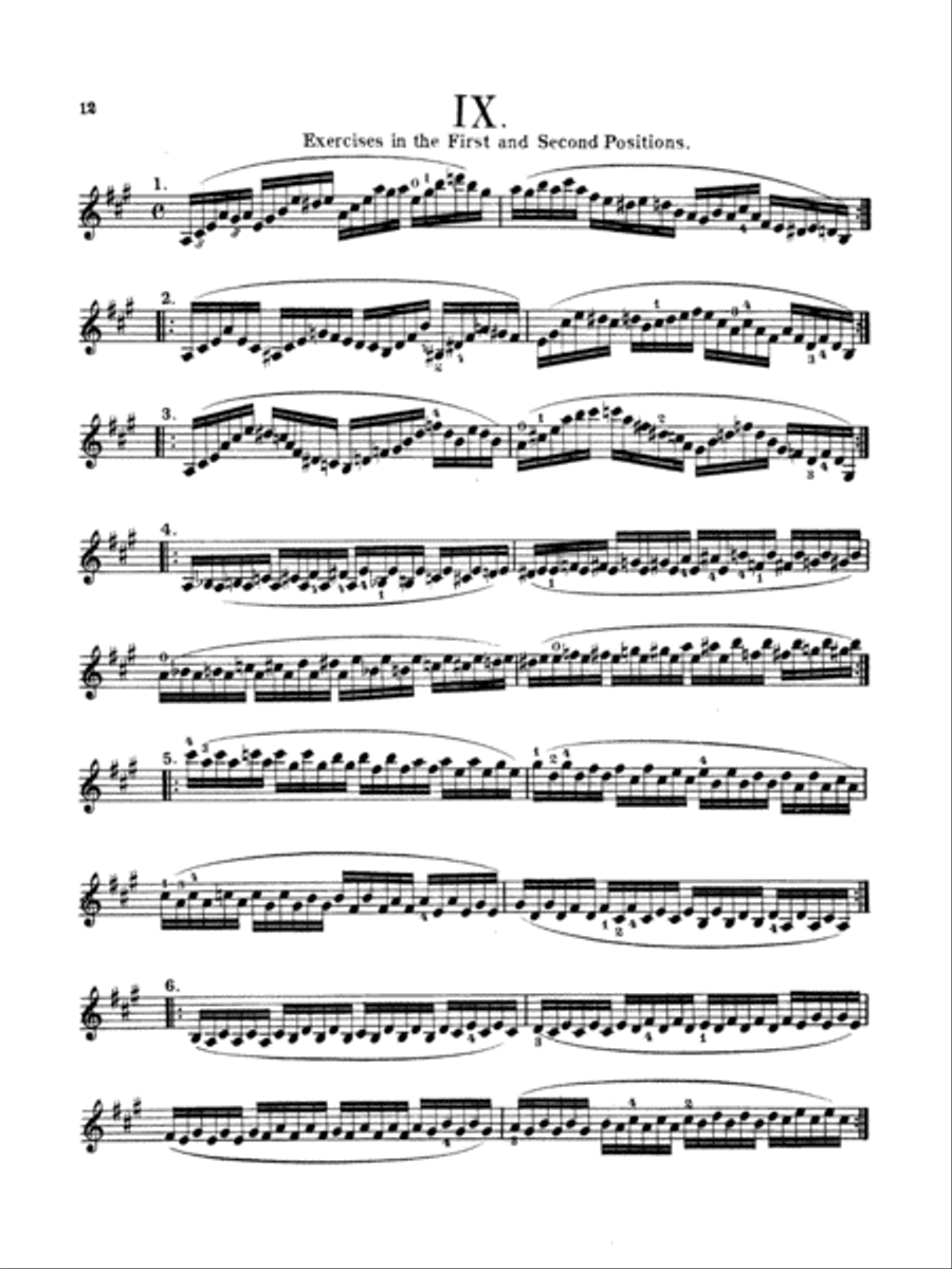 Schradieck: Complete Scale Studies Part scores gallery preview page 1