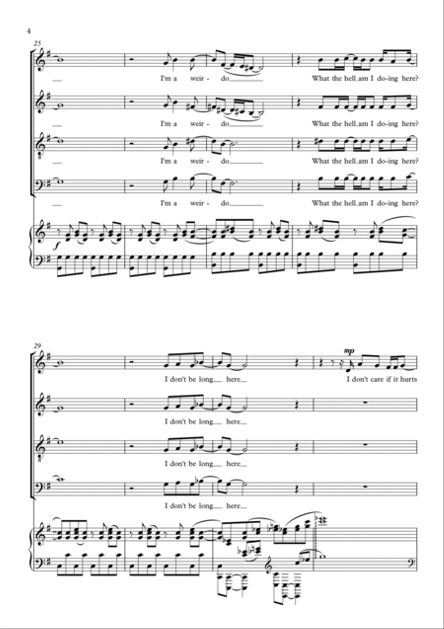 Creep Creep 4-Part scores gallery preview page 4