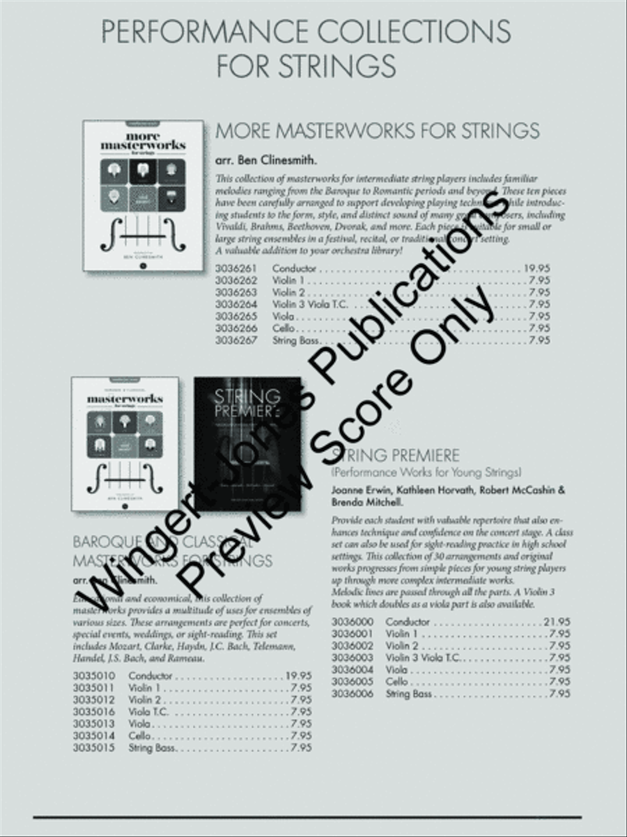 Rememberance String Orchestra scores gallery preview page 9